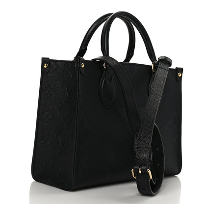 Louis Vuitton Empreinte Monogram Giant Onthego PM Black 3 of 8