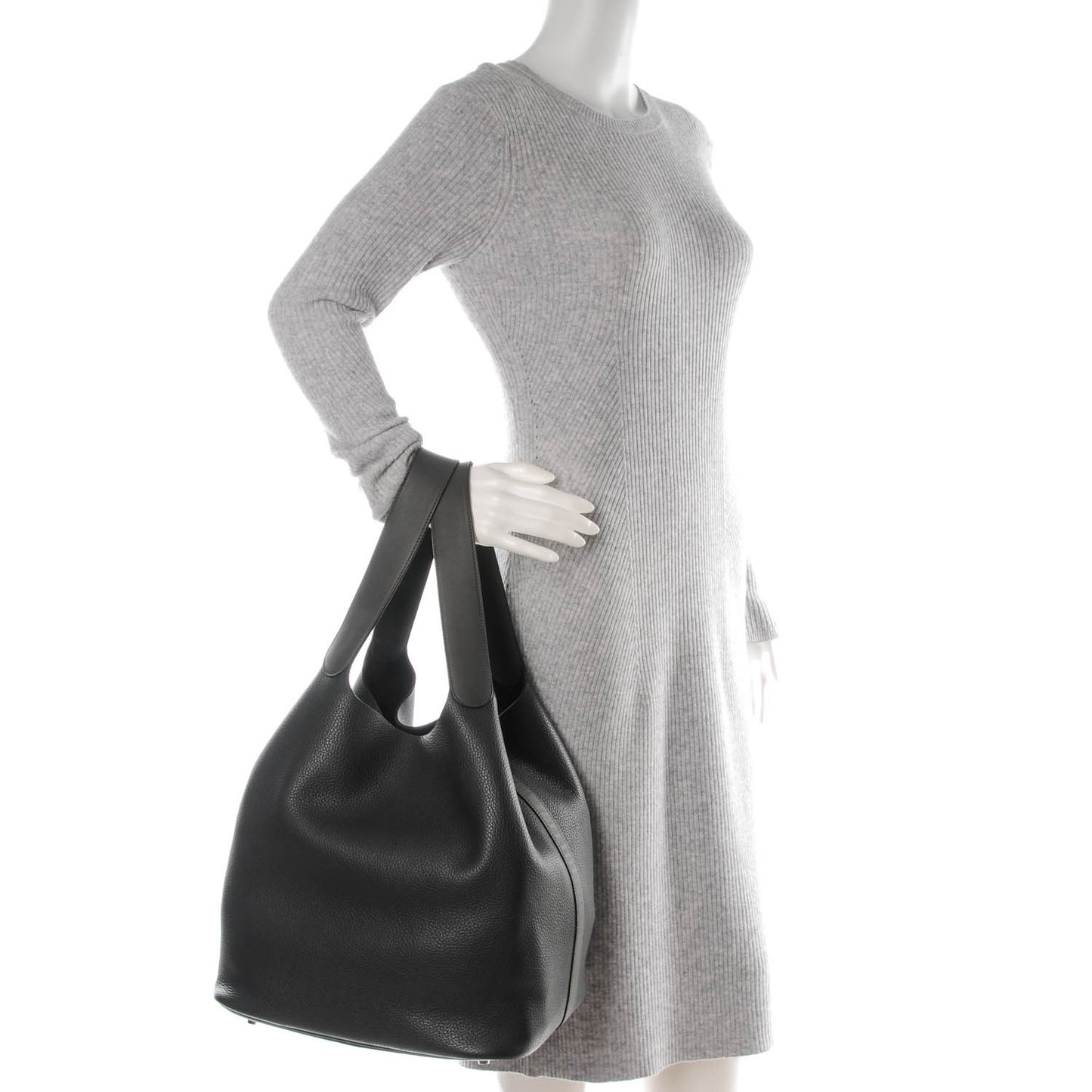 Taurillon Clemence Swift Biolor Picotin Lock TGM Plomb Graphite