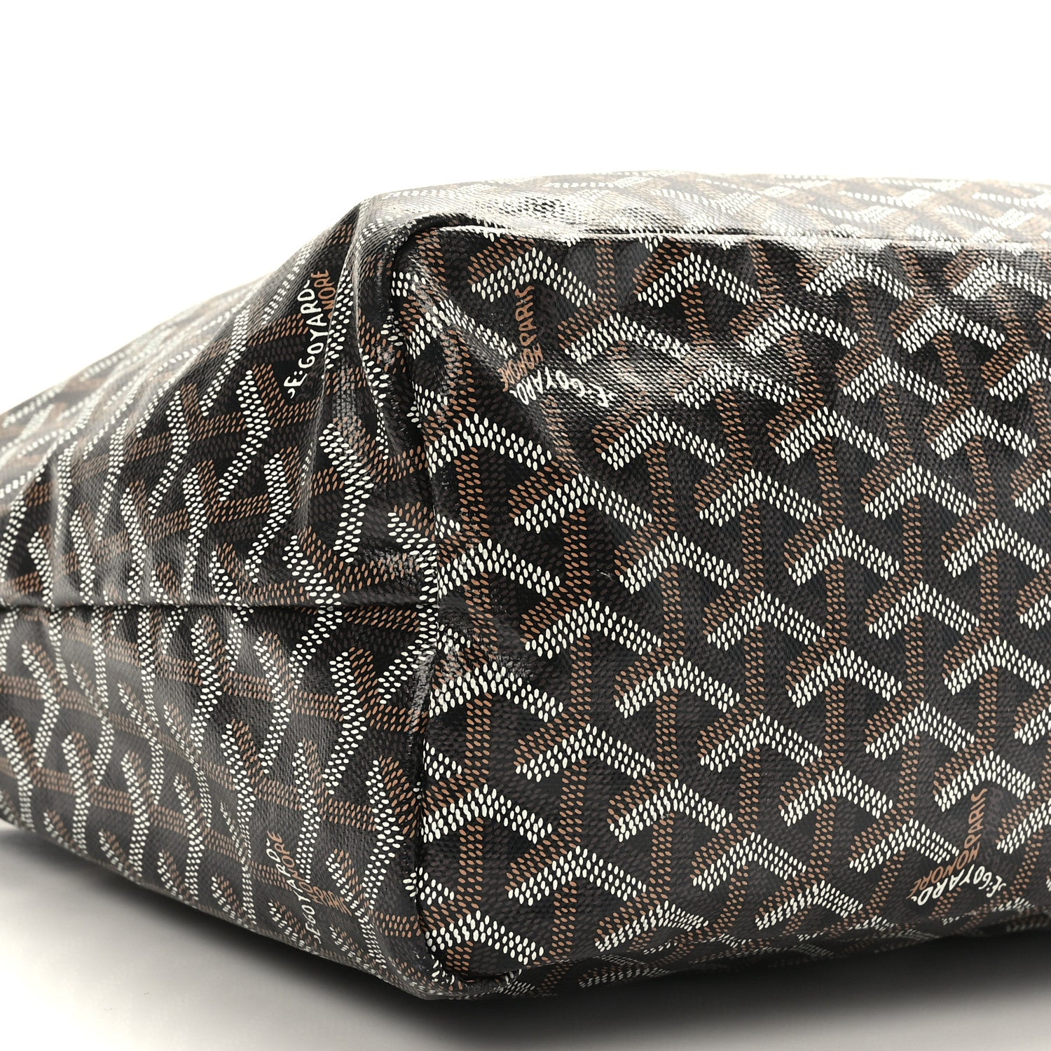 Goyard Goyardine Boheme Hobo Black Gold 8 of 9