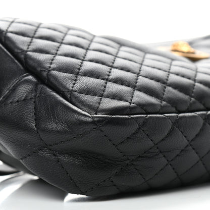 Versace Nappa Barocco Quilted Vanitas Medea Belt Bag Black 8 of 9