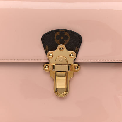 Louis Vuitton Patent Calfskin Monogram Cherrywood PM Rose Ballerine 8 of 14