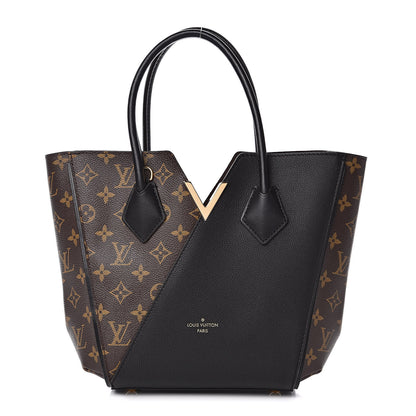 Louis Vuitton Calfskin Monogram Kimono Tote PM Black 1 of 9