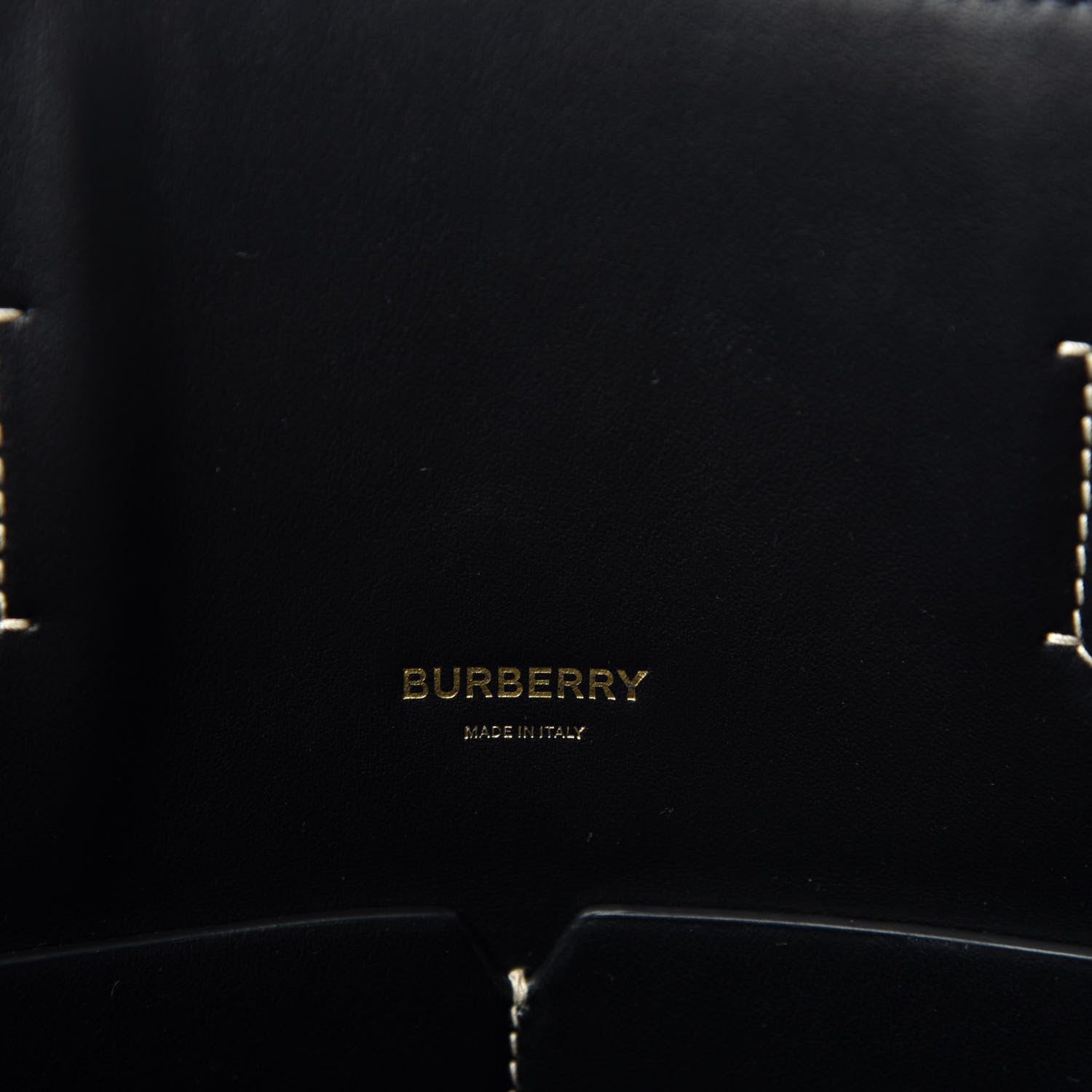 Burberry E-Canvas Monogram Large Society Tote Bridle Brown 8 of 9