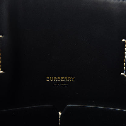 Burberry E-Canvas Monogram Large Society Tote Bridle Brown 8 of 9