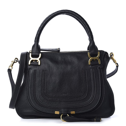 Chloe Calfskin Medium Marcie Satchel Black 1 of 11