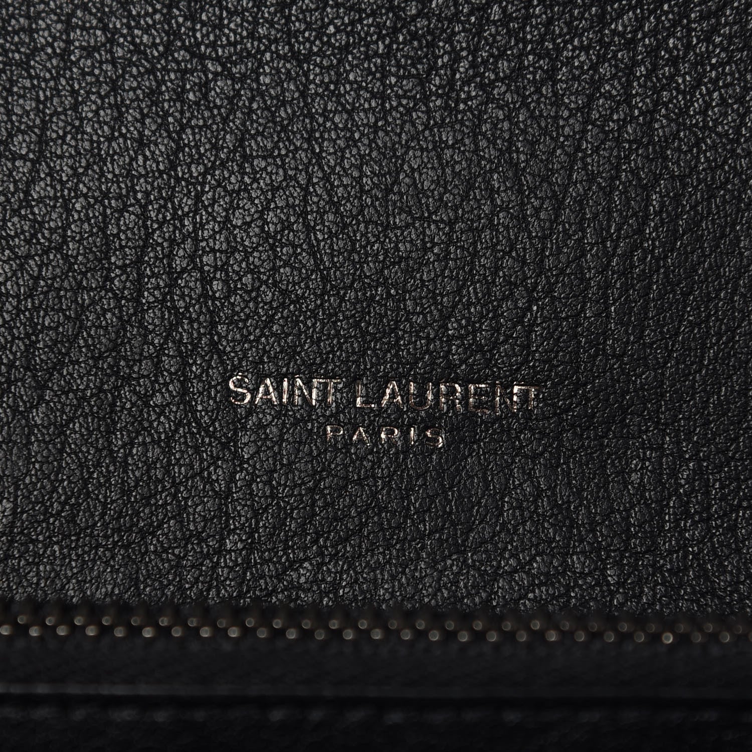 Saint Laurent Sheepskin Matelasse Chevron Monogram Large College Satchel Black 6 of 9
