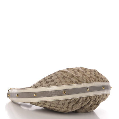 Gucci Monogram Medium Interlocking Hobo Off White 4 of 10