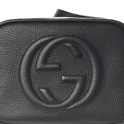 Gucci Pebbled Calfskin Small Soho Disco Bag Black 7 of 9