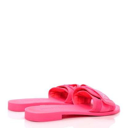 Christian Dior Technical Stretch Fabric Camouflage Dio(r)evolution Slide Sandals 39 Fuchsia Fluo 4 of 7