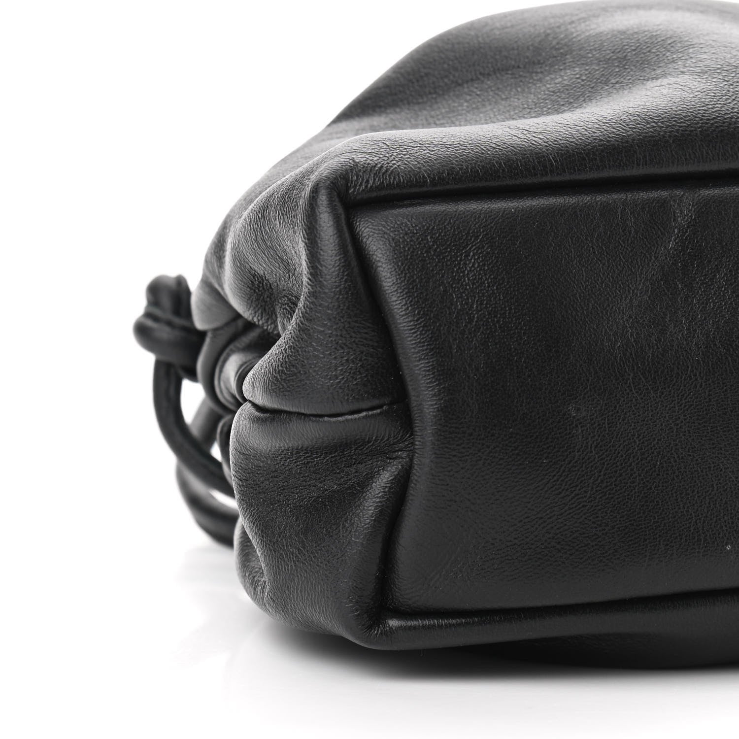 Mansur Gavriel Lambskin Mini Cloud Clutch Black Flamma 8 of 9