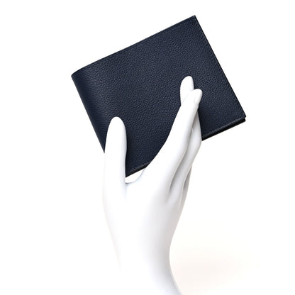Hermes Epsom Citizen Twill Compact Wallet Bleu Indigo 2 of 7