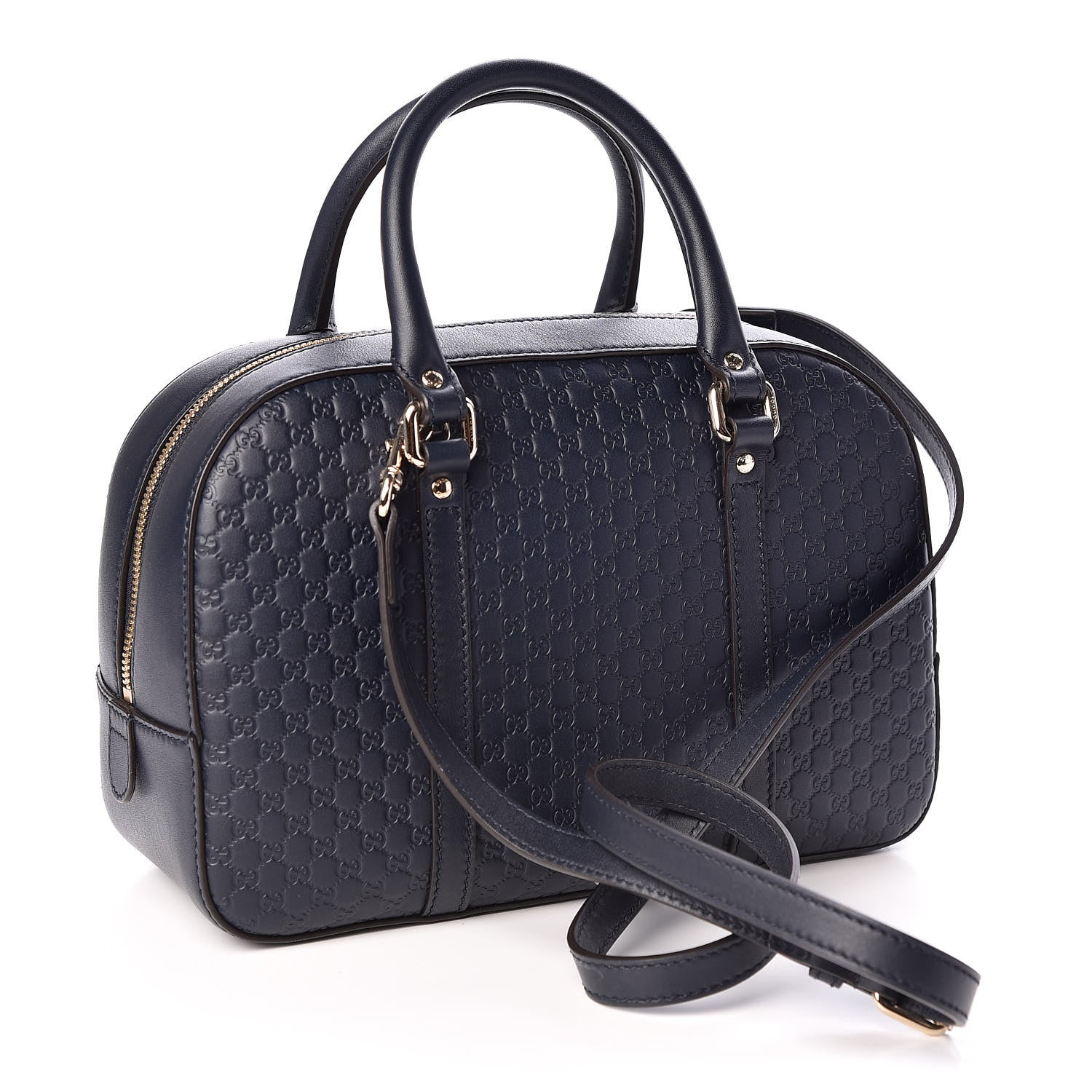 Gucci Microguccissima Medium Crossbody Bag Blue 2 of 9