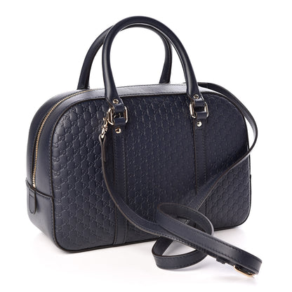 Gucci Microguccissima Medium Crossbody Bag Blue 2 of 9