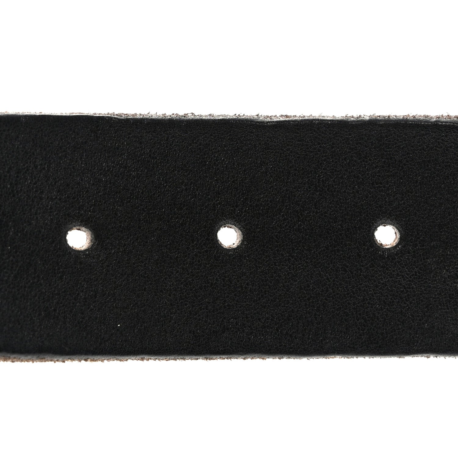 Gucci Calfskin Brass Feline Buckle Belt 85 34 Black 4 of 5