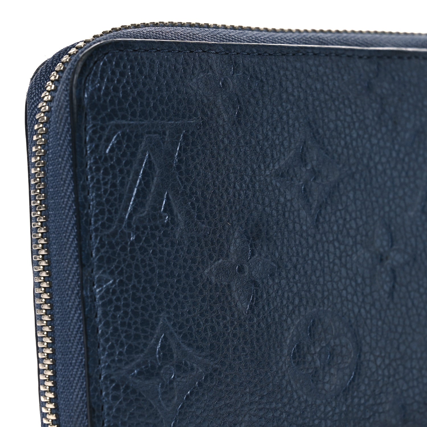 Louis Vuitton Metallic Empreinte Monogram Zippy Wallet Navy Nacre 9 of 10