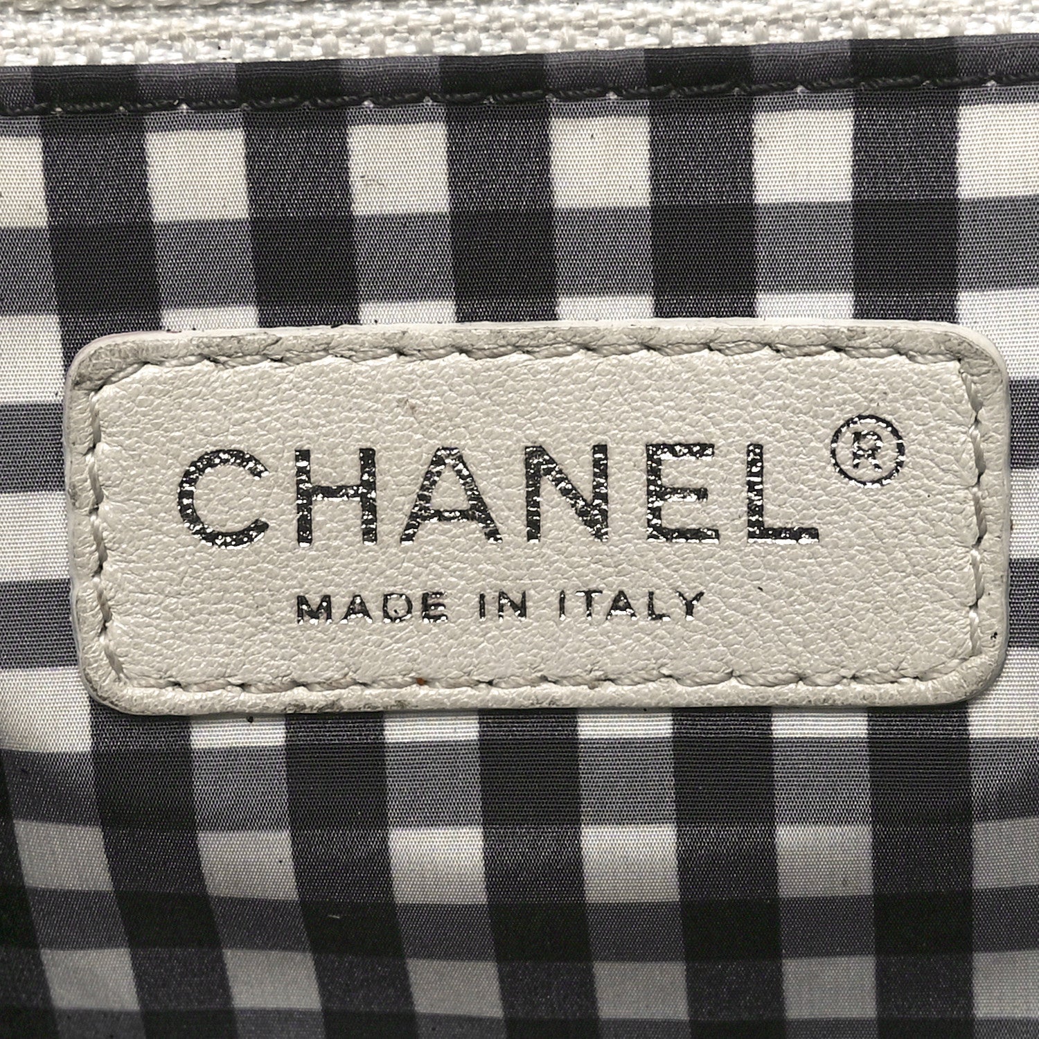 Chanel Vinyl Small Lipstick Tote Black 7 of 10