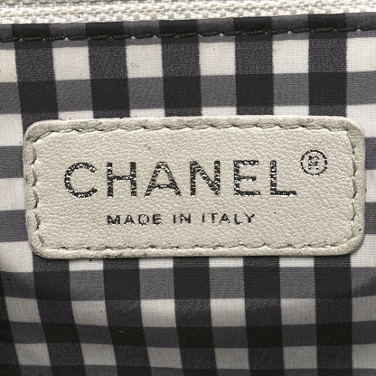 Chanel Vinyl Small Lipstick Tote Black 7 of 10