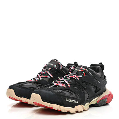 Balenciaga Mesh Nylon Mens Track Sneakers 44 Black Gris 3 of 14