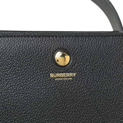 Burberry Grainy Calfskin Large Title Bag Black 10 of 14