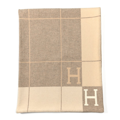 Hermes Wool Cashmere Avalon III Blanket Coco Camomille 1 of 3