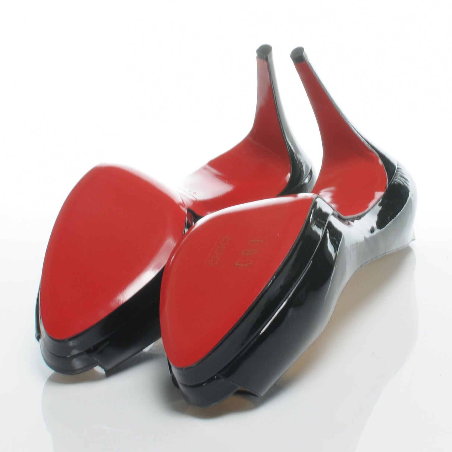 Christian Louboutin Patent Altadama 100 Pumps 41 Black 5 of 6