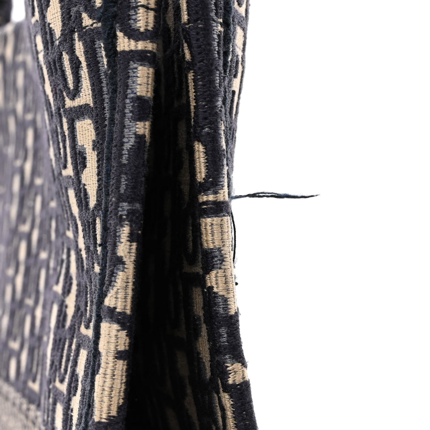 Oblique Book Tote Blue Multicolor