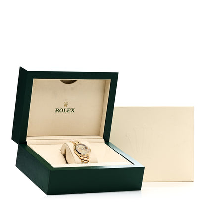 Rolex 18K Yellow Gold Diamond 31mm Oyster Perpetual Datejust President Watch Champagne 278278 5 of 5