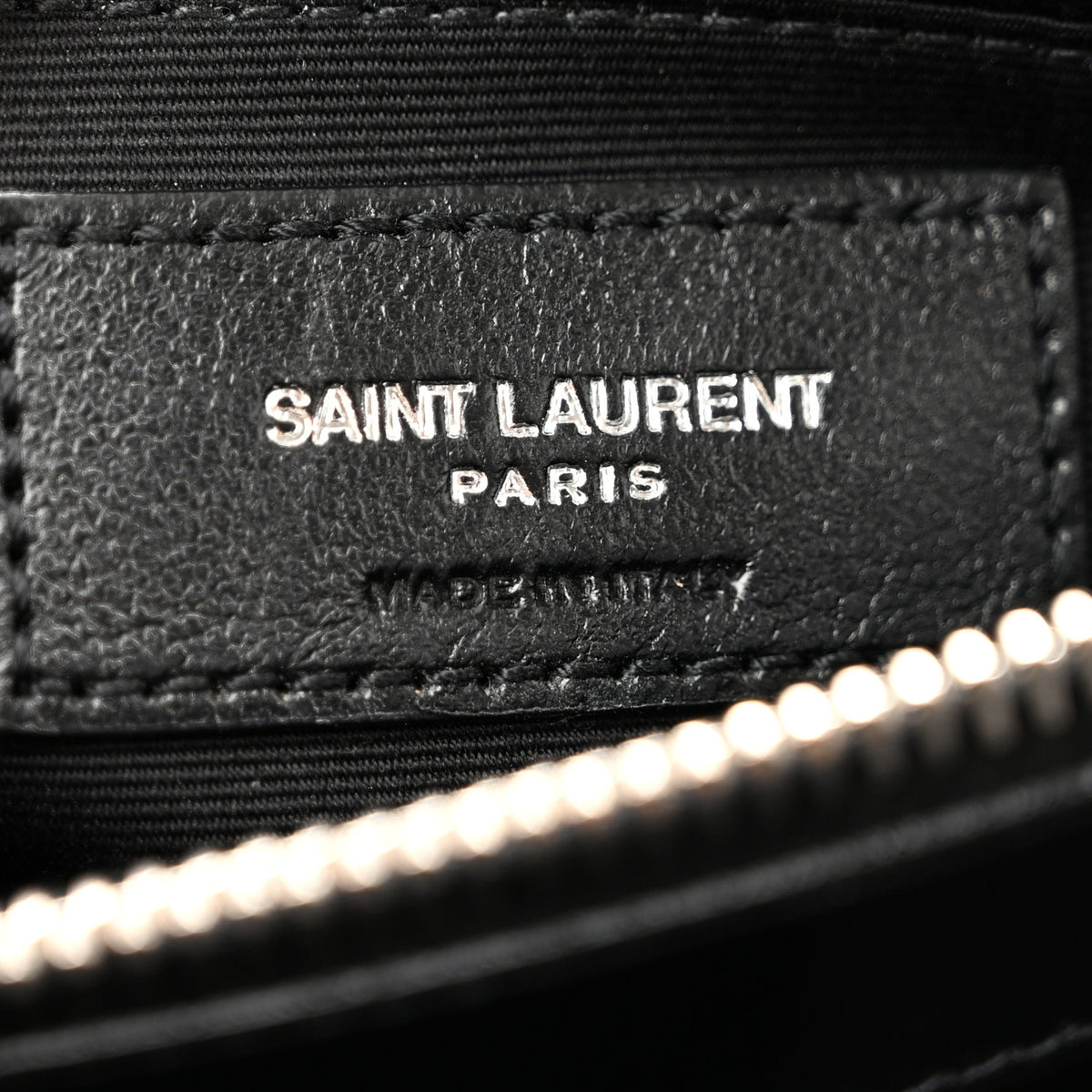 Saint Laurent Calfskin Y Quilted Monogram Large Loulou Chain Satchel Black 7 of 15