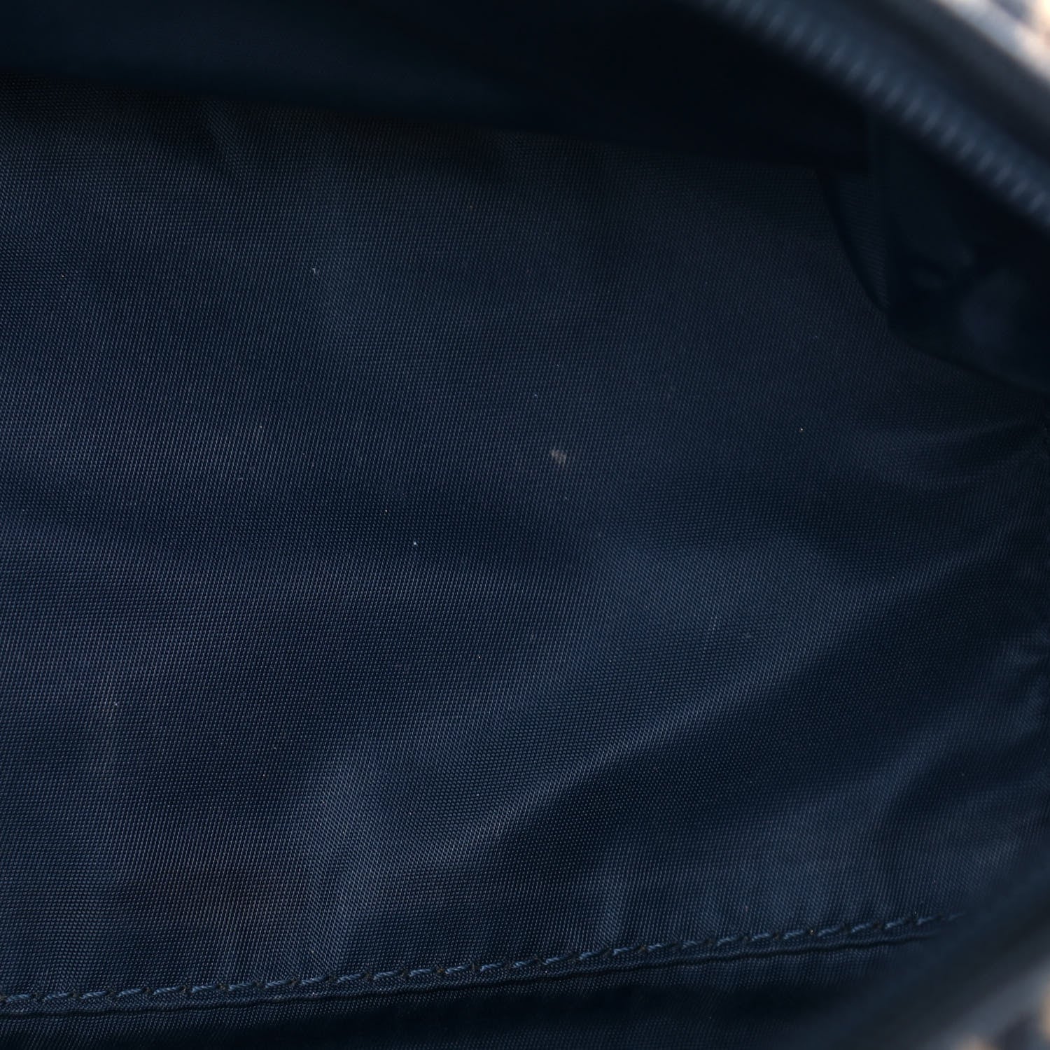 Christian Dior Monogram Boston Navy Blue 8 of 15