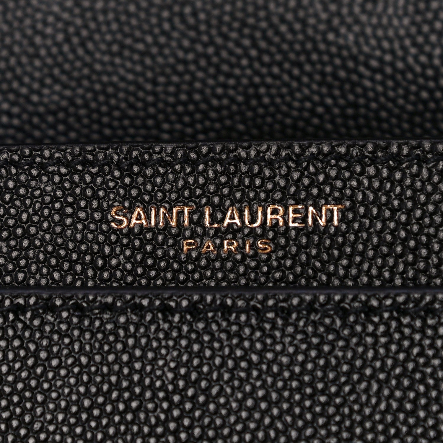 Saint Laurent Grain De Poudre Monogram Cassandra Clasp Bag Black 7 of 10