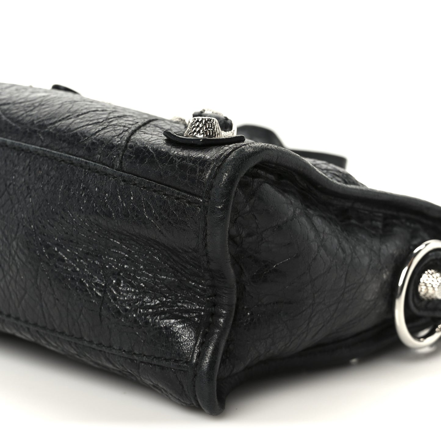 Agneau Giant 12 Silver Hardware Mini City Black