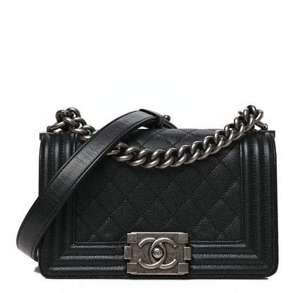 Chanel Caviar Quilted Small Boy Flap Black 1 of 9