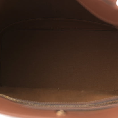Celine Triomphe Canvas Calfskin Small Cabas Bag Tan 5 of 11