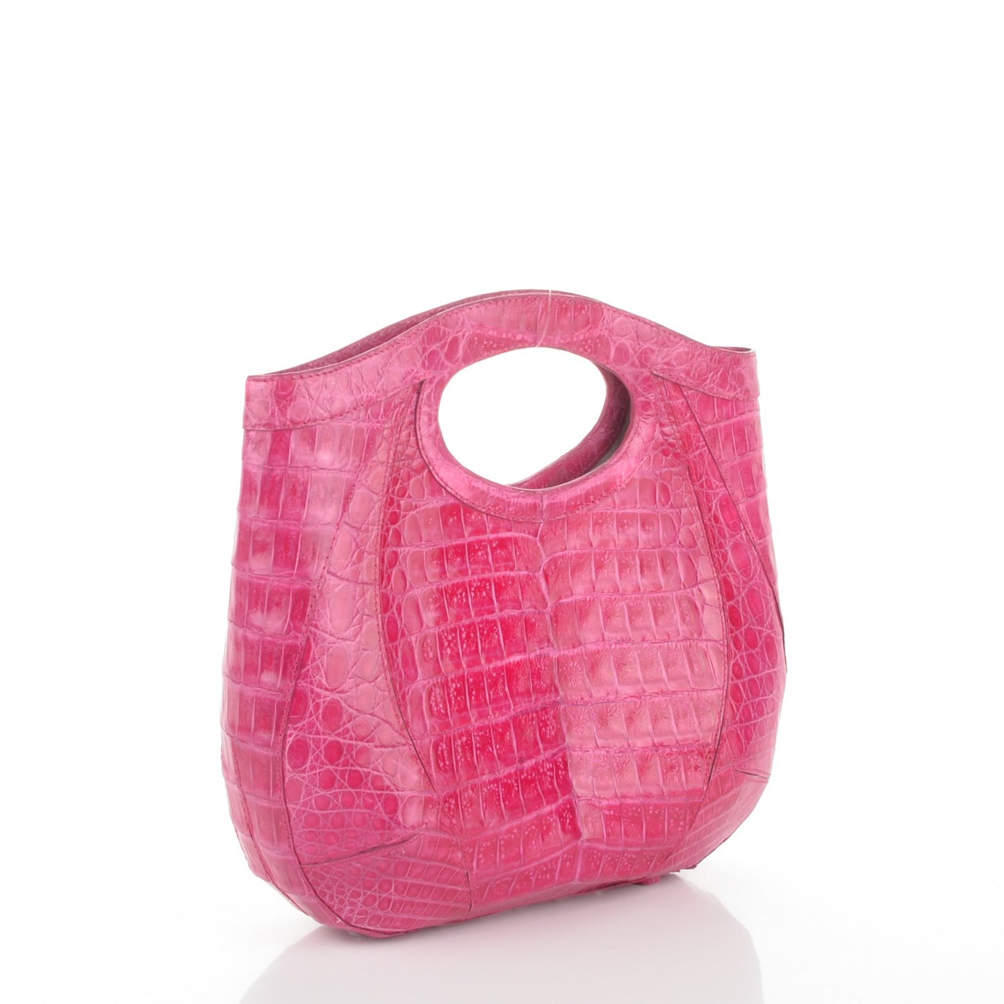 Crocodile Small Handbag Pink