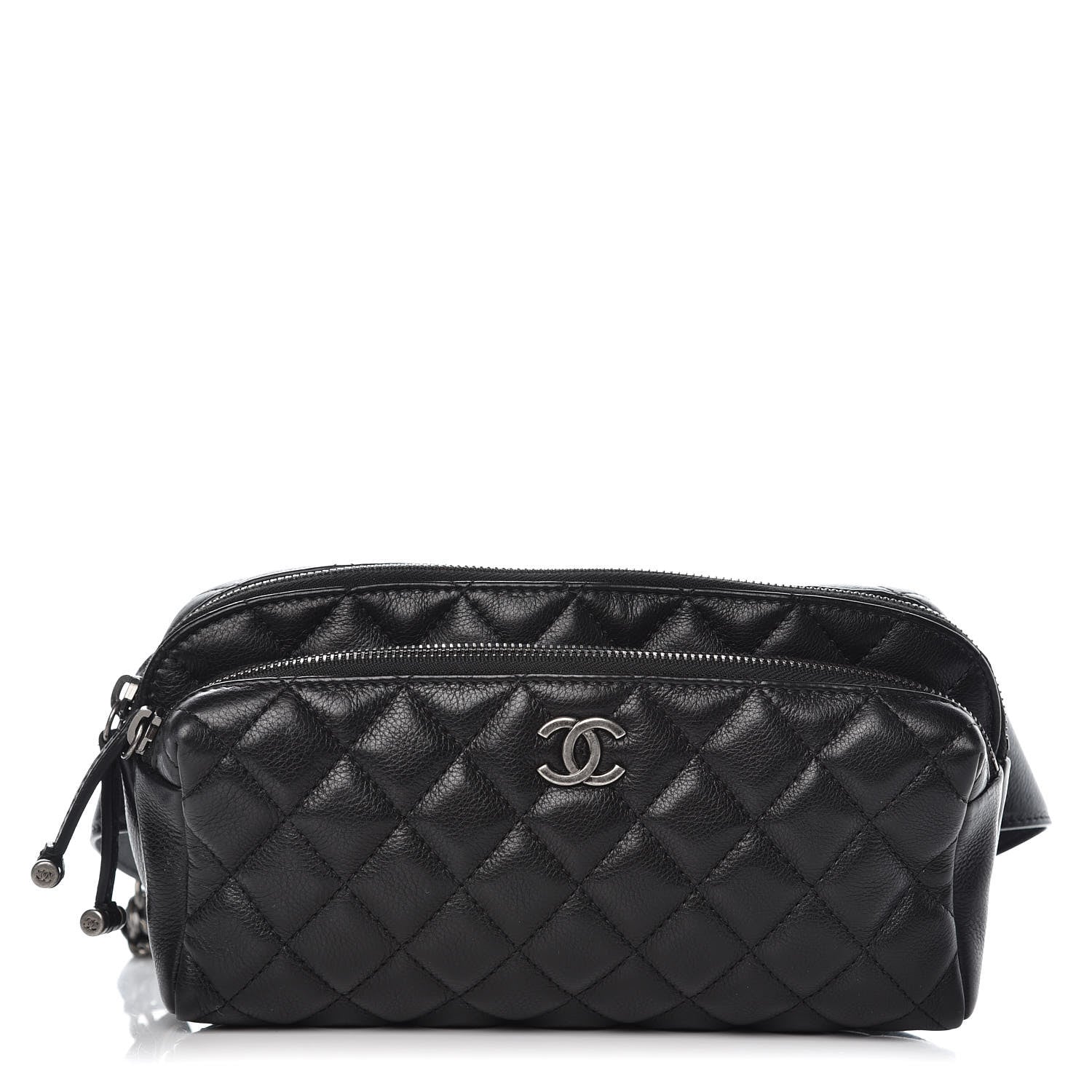 Chanel Calfskin Quilted Waist Bag Black 1 of 11