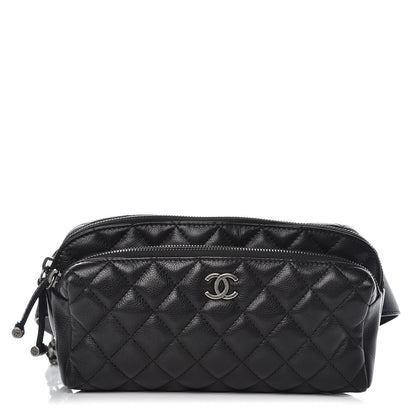 Chanel Calfskin Quilted Waist Bag Black 1 of 11