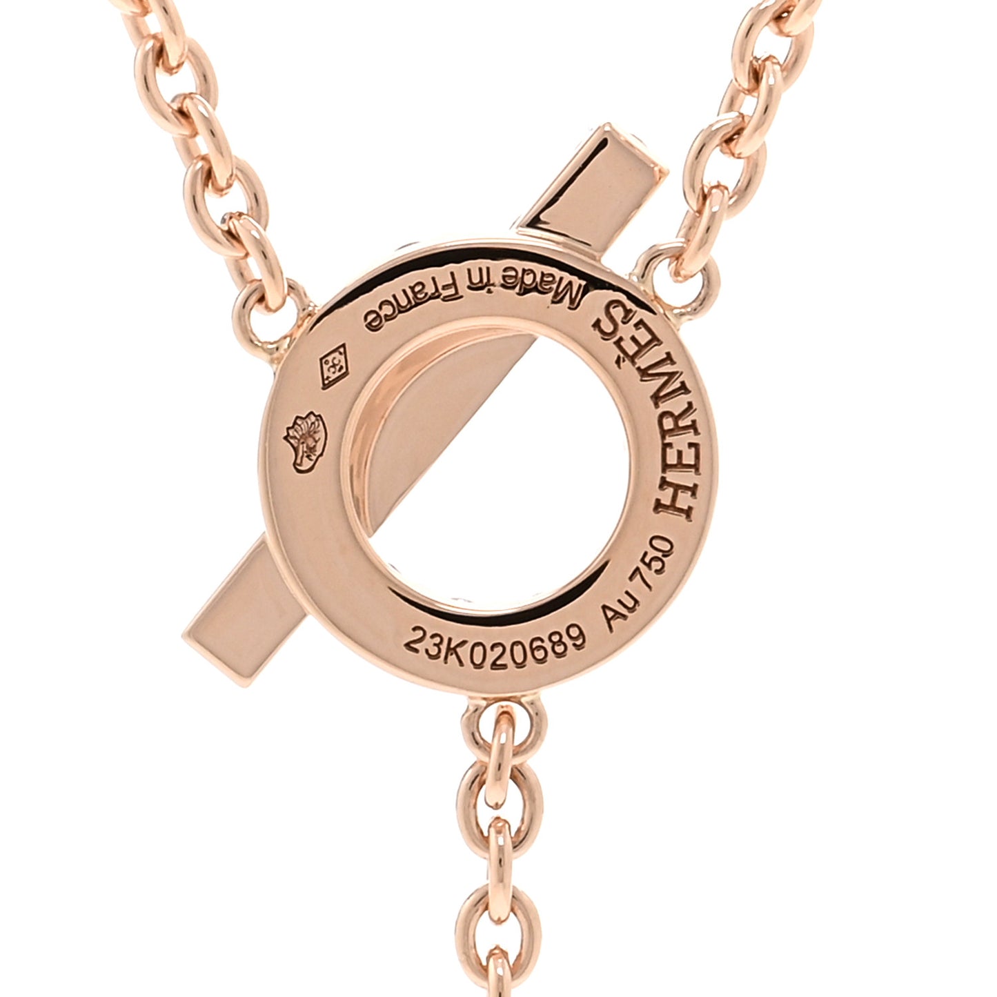 18K Rose Gold Diamond Finesse Lariat Necklace