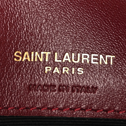 Saint Laurent Patent Monogram Phone Holder Crossbody Chataigne 6 of 8