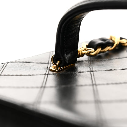 Chanel Calfskin Stitch Vanity Case Black 12 of 15