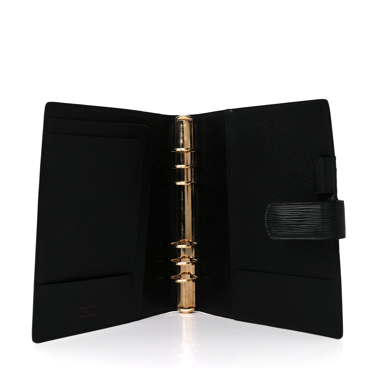 Louis Vuitton Epi Large Ring Agenda Black 5 of 9