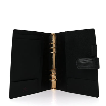 Louis Vuitton Epi Large Ring Agenda Black 5 of 9