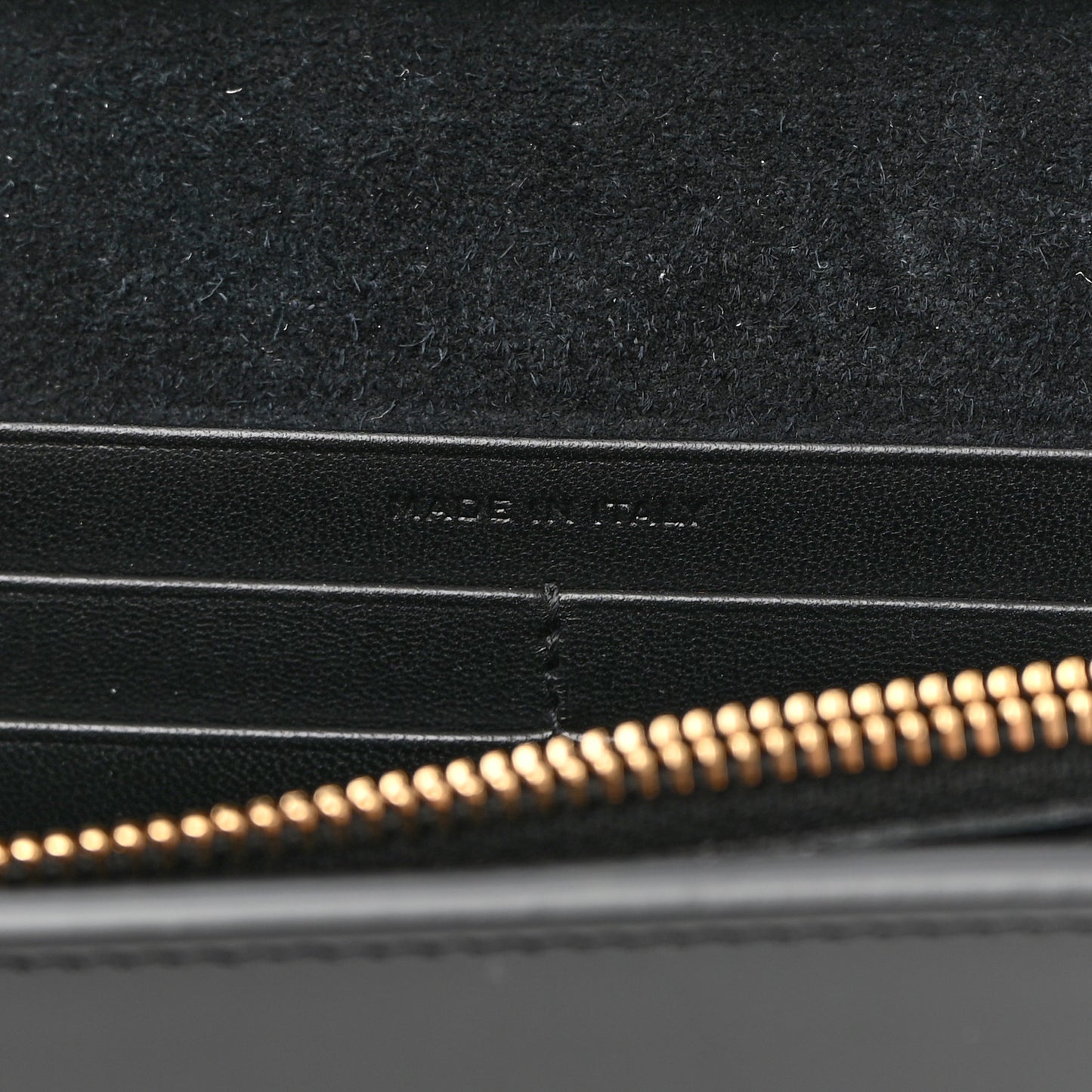 Patent Calfskin Monogram Kate Wallet On Chain Black