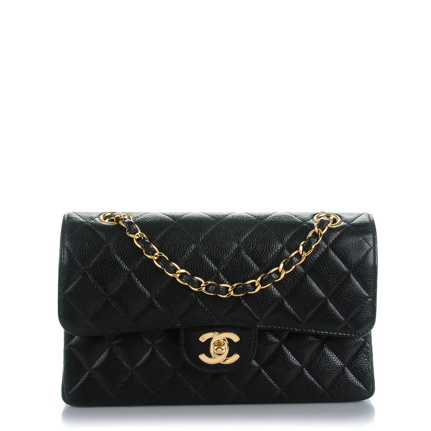Chanel Caviar Quilted Small Double Flap Black 1 of 8