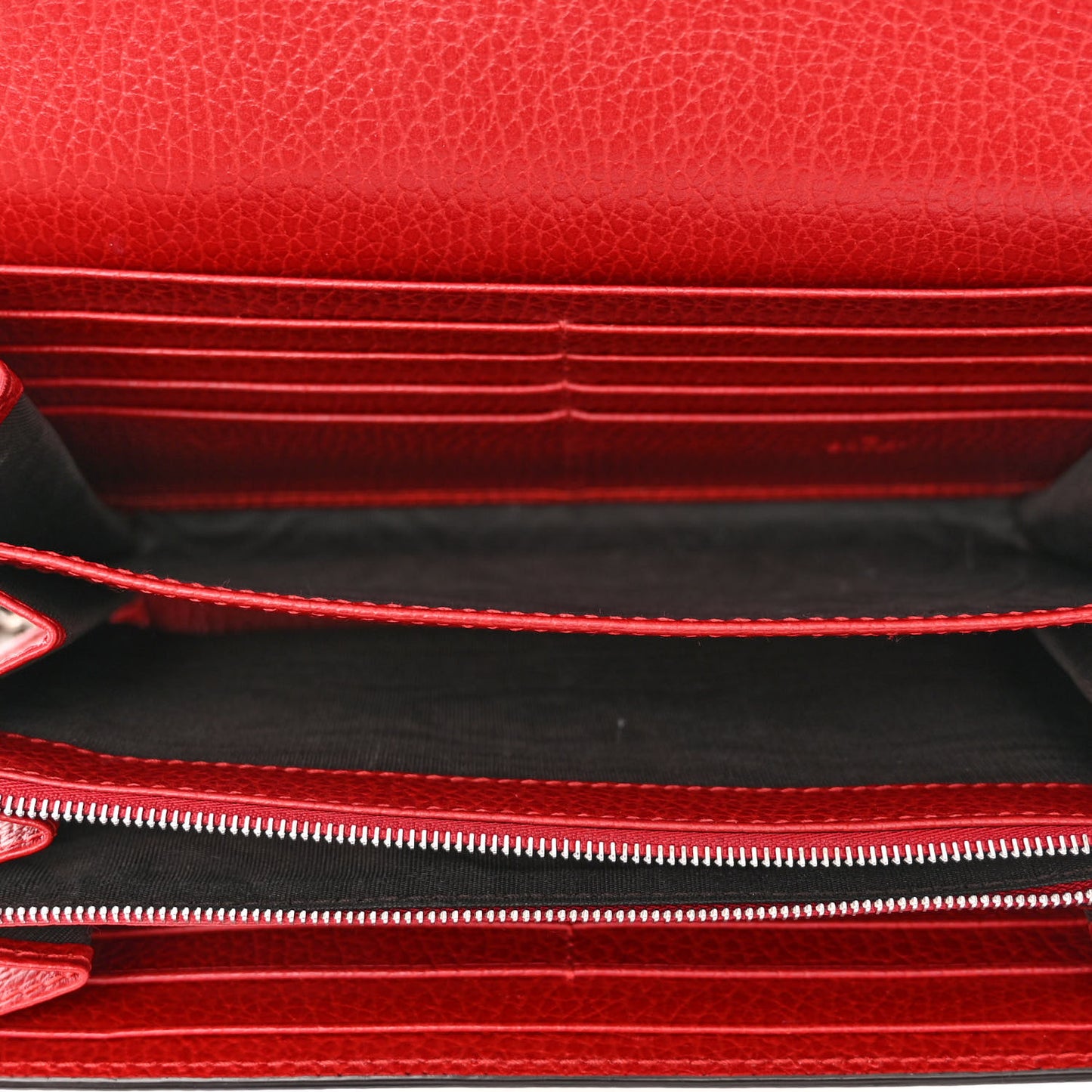 Calfskin Mini Dionysus Chain Wallet Hibiscus Red