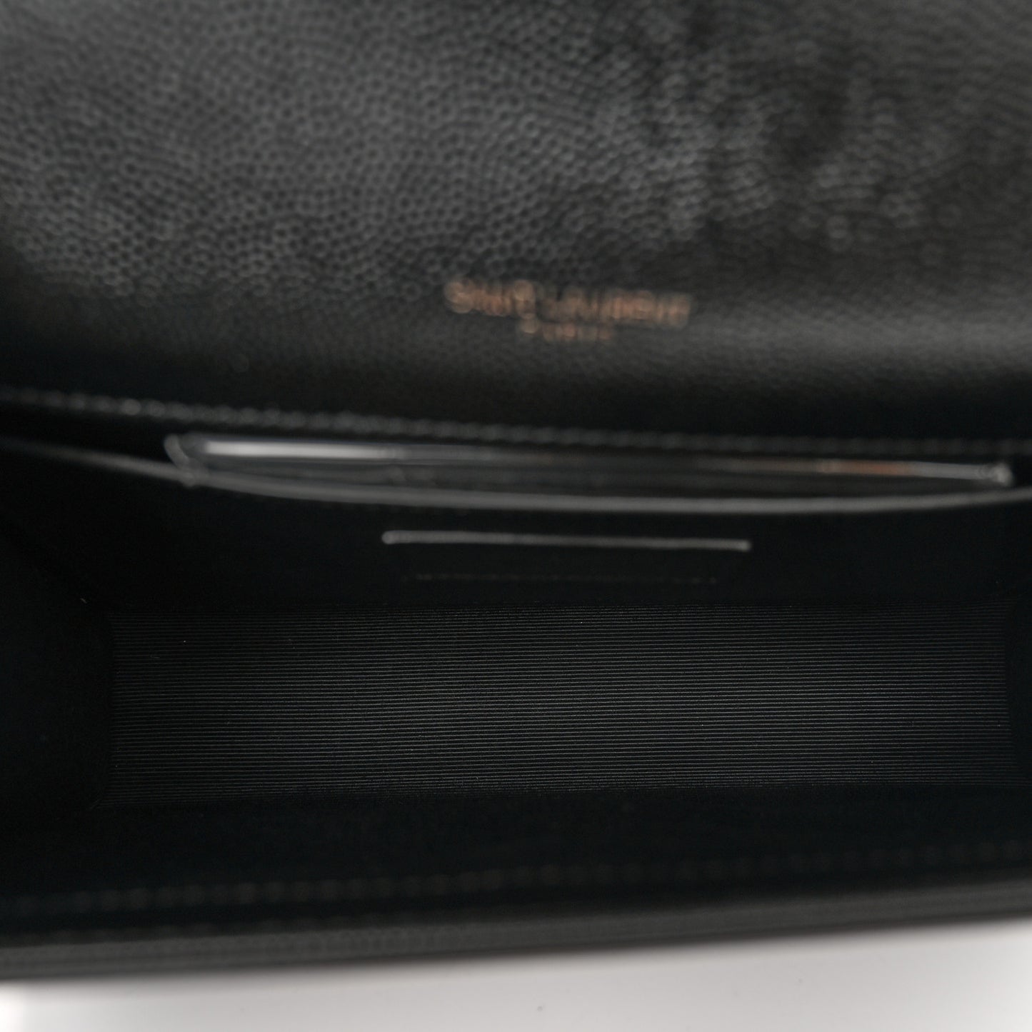 Grain De Poudre Small Monogram Monochrome Kate Satchel Black