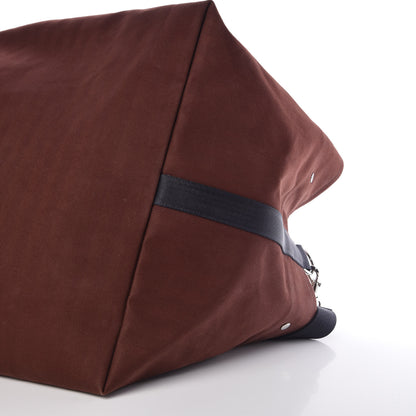 Hermes Toile Fourre Tout du Cavalier Carryall Tote Brown 11 of 11