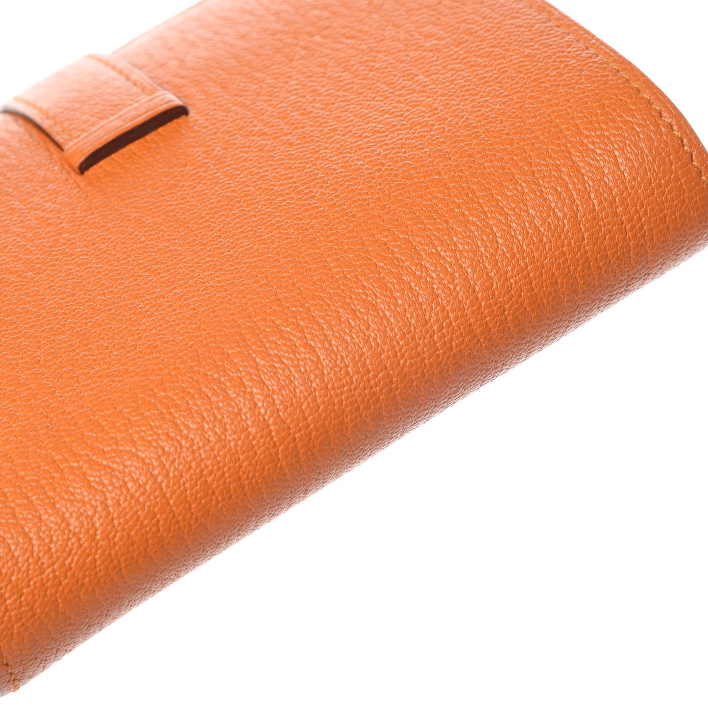 Chevre Mysore Bearn Compact Wallet Orange