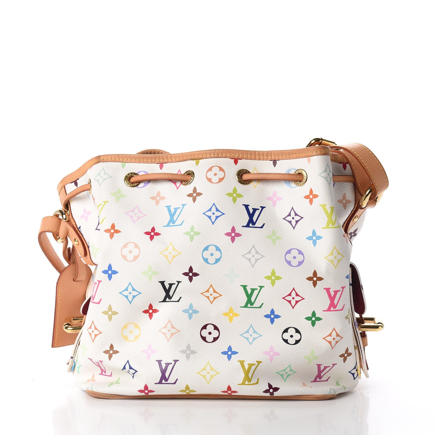 Monogram Multicolor Petit Noe White