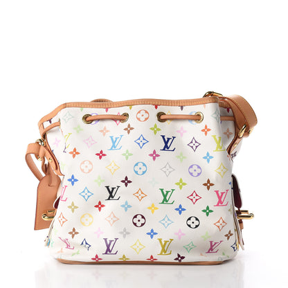 Louis Vuitton Monogram Multicolor Petit Noe White 2 of 18