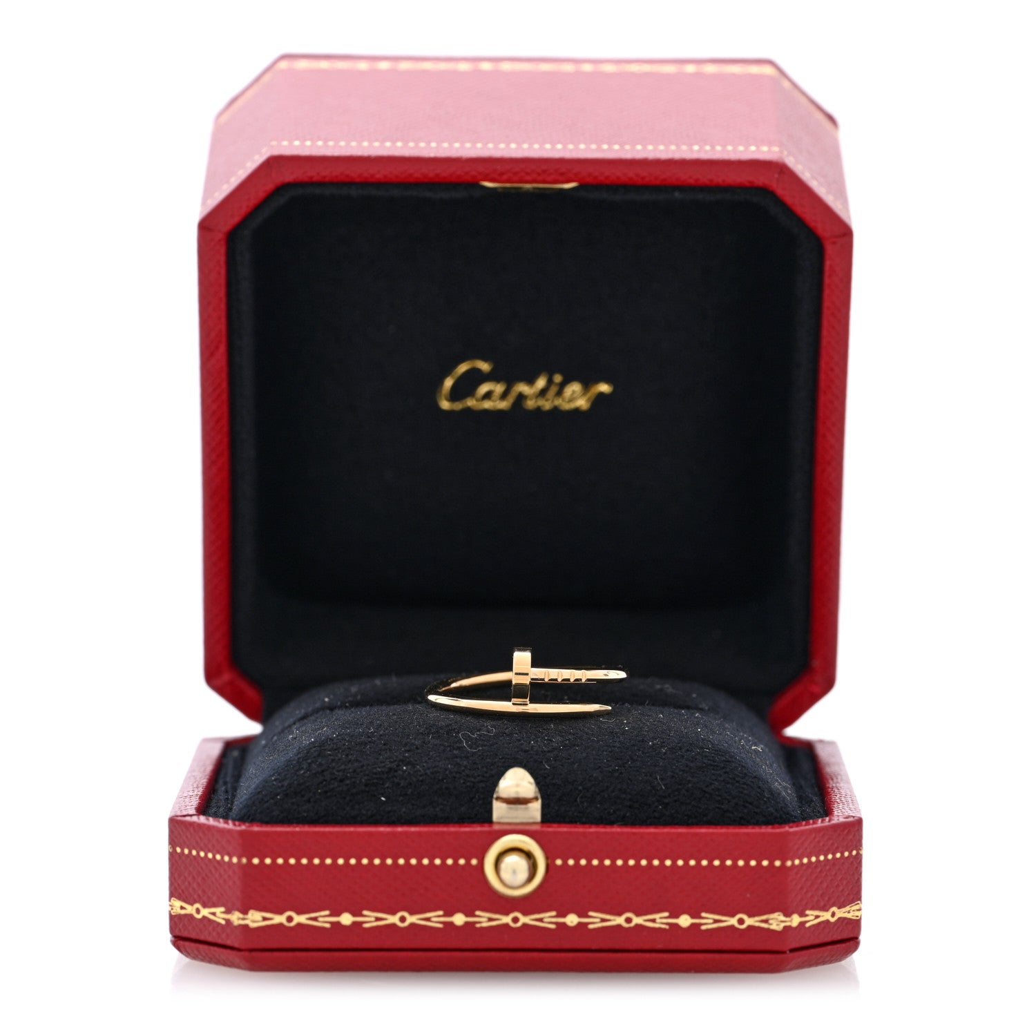 Cartier 18K Yellow Gold Small Juste Un Clou Ring 58 8.25 6 of 6